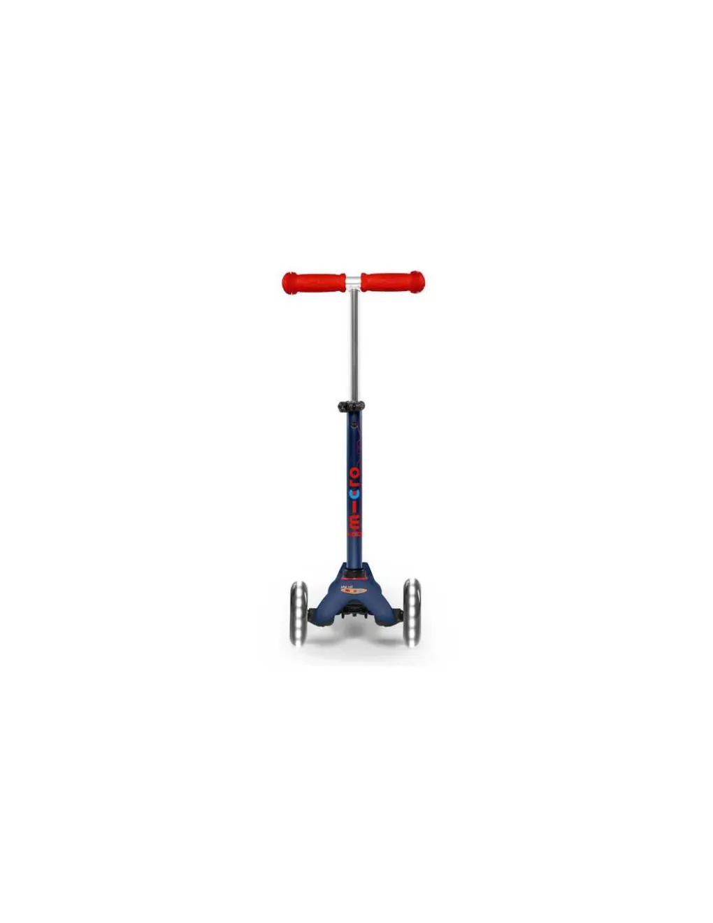 Micro Mobility Trottinette Mini Micro Deluxe LED Bleu marine et rouge - Sale