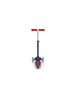 Micro Mobility Trottinette Mini Micro Deluxe LED Bleu marine et rouge - Sale