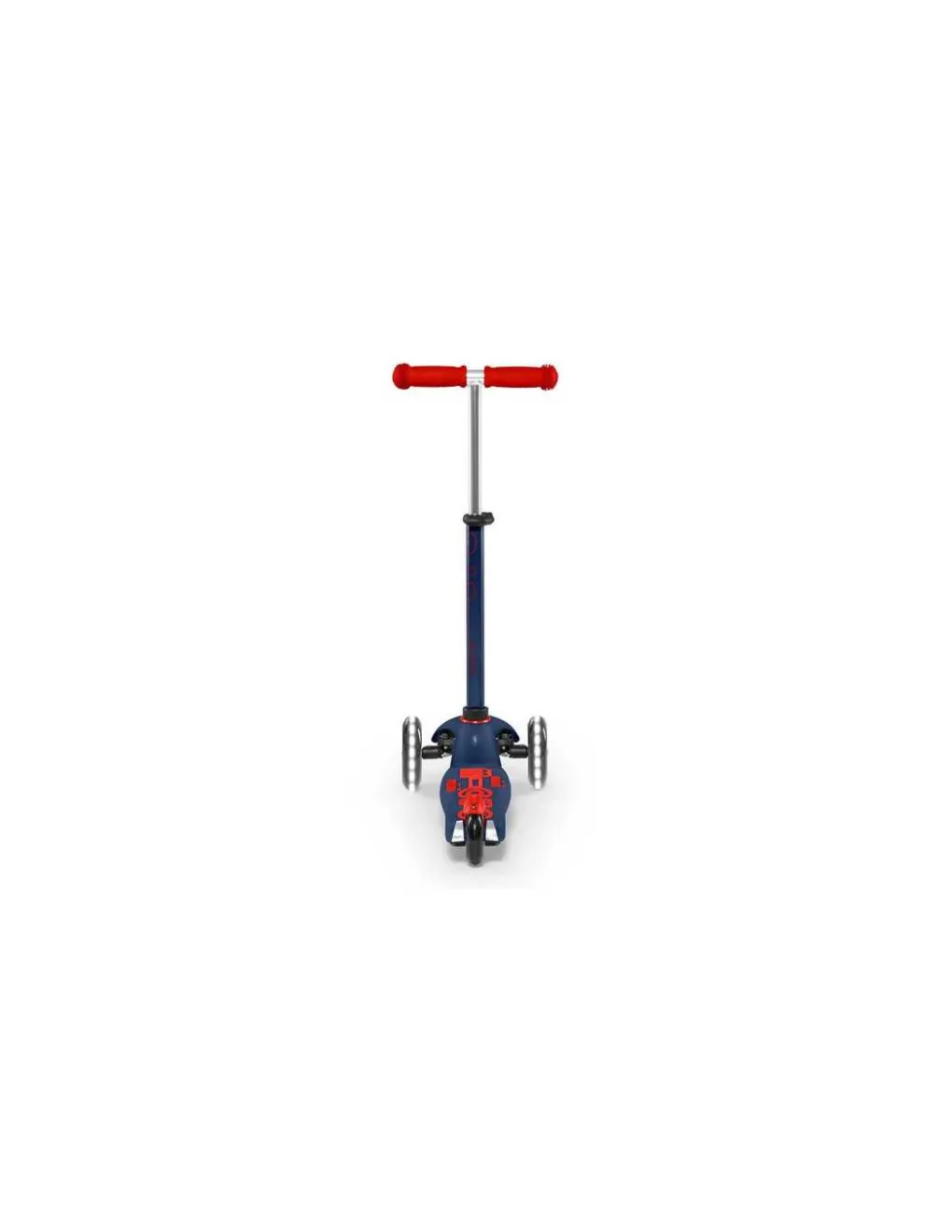 Micro Mobility Trottinette Mini Micro Deluxe LED Bleu marine et rouge - Sale