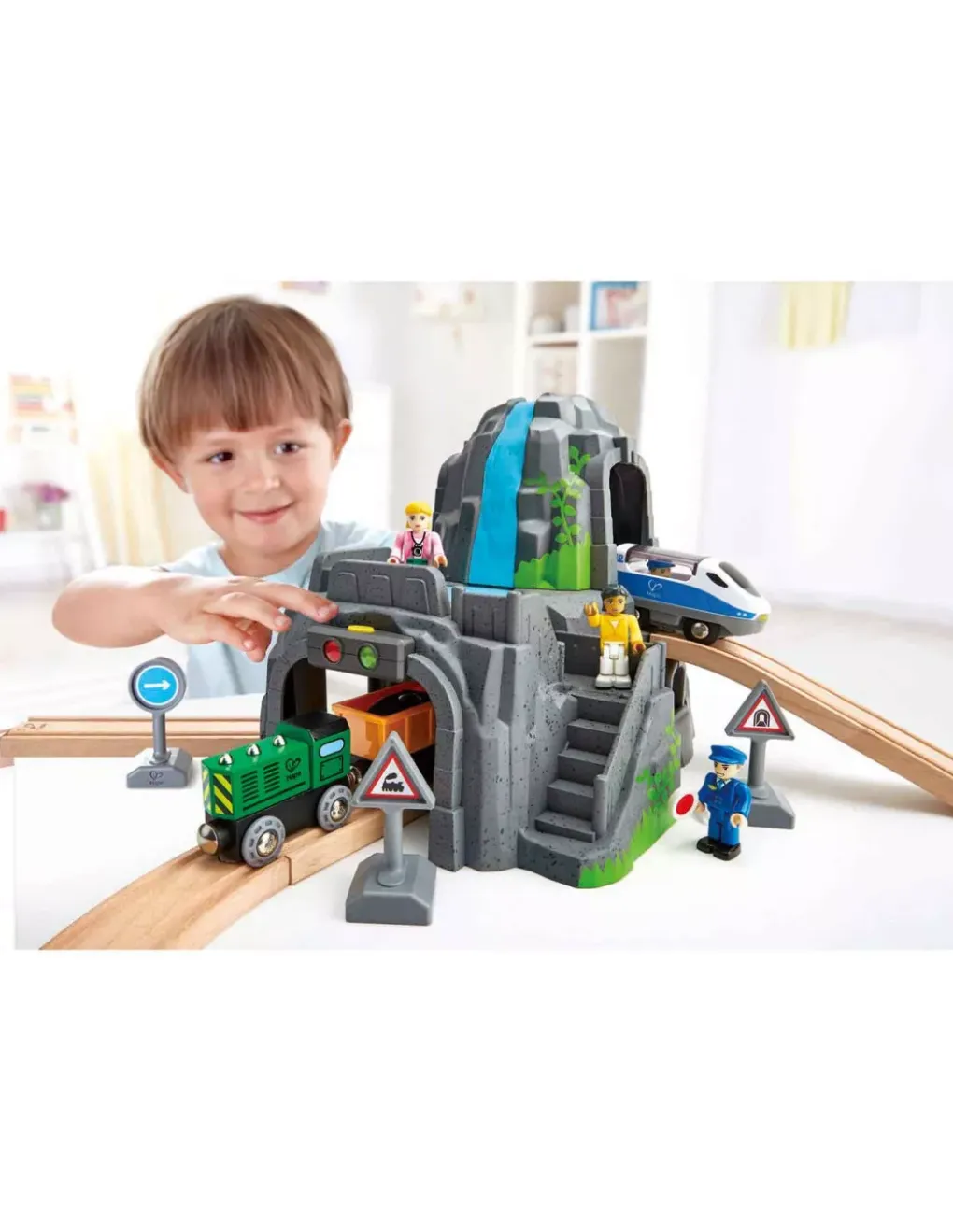 Hape Toys Tunnel de la montagne avec sons et lumière - Hape New