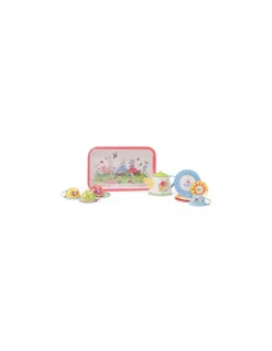 Moulin Roty Valise dinette thé métal La Grande Famille - Discount