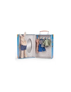 Moulin Roty Valise La petite armoire Sylvain La Grande Famille - New