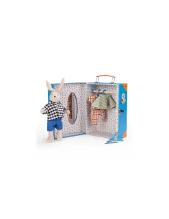 Moulin Roty Valise La petite armoire Sylvain La Grande Famille - New