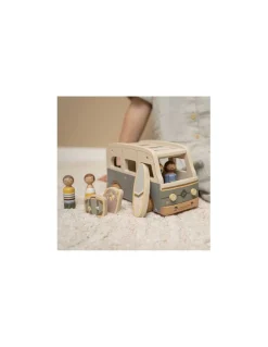 Little Dutch Van retro avec personnages en bois - Hot