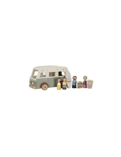 Little Dutch Van retro avec personnages en bois - Hot