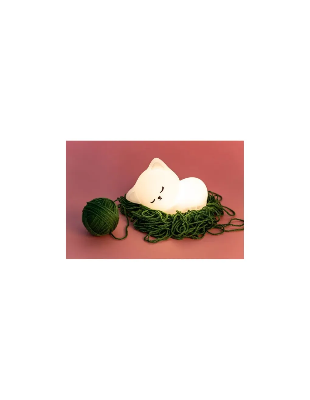 LittLe L Veilleuse chat Lil'cat blanc Hot