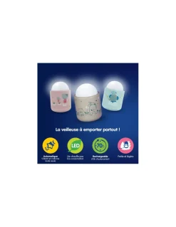 Pabobo Veilleuse nomade rose Lolabella - Sale