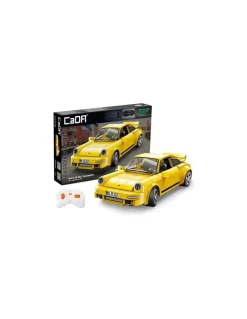 CaDA Bricks Voiture de course RUF CTR 2017 Yellowbird 222 pièces - CaDA Clearance