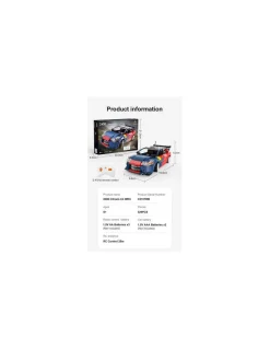 CaDA Bricks Voiture de rallye Citroën C4 WRC 2008 329 pièces - CaDA Sale
