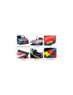 CaDA Bricks Voiture de rallye Citroën C4 WRC 2008 329 pièces - CaDA Sale