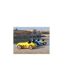 Vilac Voiture en bois Old sport Compet’ jaune - Discount