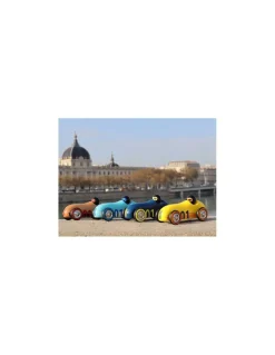 Vilac Voiture en bois Old sport Compet’ jaune - Discount
