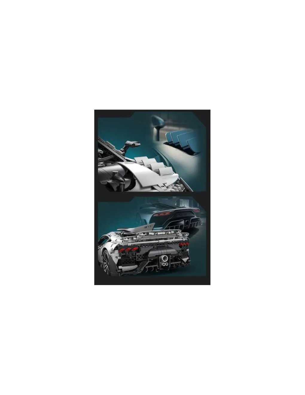 CaDA Bricks Voiture Mercedes AMG Project one 3295 pièces - CaDA Master Hot