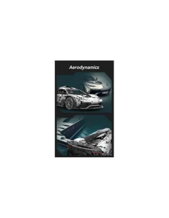 CaDA Bricks Voiture Mercedes AMG Project one 3295 pièces - CaDA Master Hot